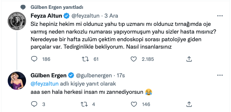 feyza altun un yeni akit in haberine tepkisine gulben ergen den sert destek